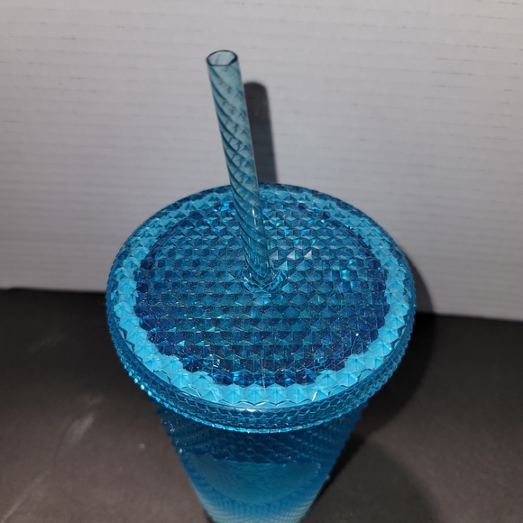 Starbucks 2023 Glacier Blue Ombre GRADIENT Studded Tumbler Grande - Picture 3 of 6